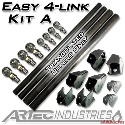 Artec Industries No Tube 7/8" and 1.25" Rod Ends Easy 4 Link Kit A - LK0003
