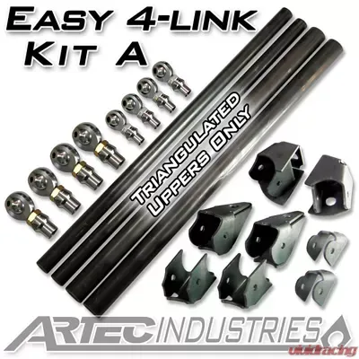 Artec Industries No Tube All 1.25" Krawler Joints Easy 4 Link Kit A - LK0006