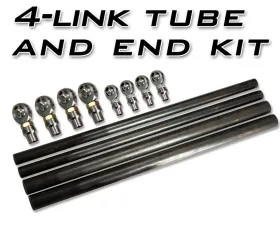 Artec Industries 7/8 Upper Rod Ends and 1.25" Lower Rod Ends 4 Link Tube and End Kit