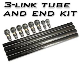 Artec Industries 1.25 Rod Ends 3 Link Tube and Rod End Kit