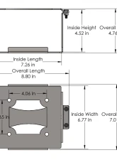 Artec Industries Odyssey PC 925 Battery Mount                                     - OY9251 - Image 2