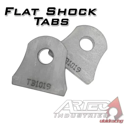 Artec Industries Short Flat Shock Tab Pair - TB1019