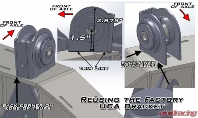 Artec Industries D30 Front Axle Truss Jeep Wrangler TJ LJ ZJ - TJ3001