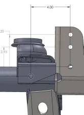 Artec Industries Raised Tracbar Bracket Jeep TJ Front Axle                                     - TJ3013 - Image 2