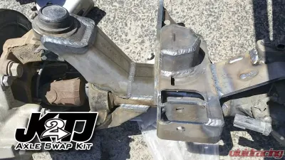 Artec Industries JK2TJ Front Axle Swap Kit Dana 44 Rubicon LCA Brackets W/Standard Hole - TJ4417
