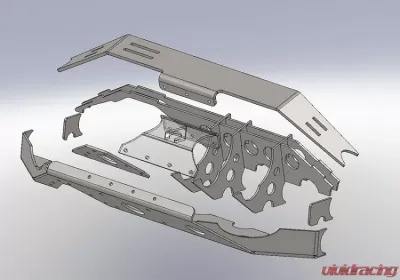 Artec Industries Dana 60 Chevrolet Front Ram Mount and Truss - TR6010