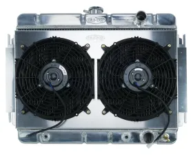 Cold Case Radiators Aluminum Radiator and Dual 12 Inch Fan Kit Chevrolet Chevelle | El Camino AT 1964-1965