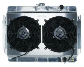 Cold Case Radiators Aluminum Radiator and Dual 12 Inch Fan Kit Chevrolet Chevelle | El Camino MT 1964-1965