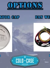 Cold Case Radiators 500 Box Aluminum Performance Radiator and Dual 12 Inch Fans Kit Chevrolet Impala 1961-1965                                     - CHI565A-5K - Image 2