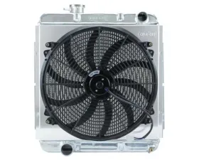 Cold Case Radiators Mustang Aluminum Radiator and 16 Inch Fan Kit 64-66 Mustang 5.0 Manual