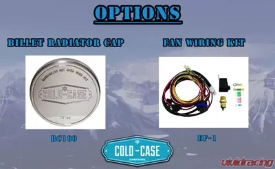 Cold Case Radiators Mustang Aluminum Radiator and 16 Inch Fan Kit 64-66 Mustang 5.0 Manual - FOM564-5K