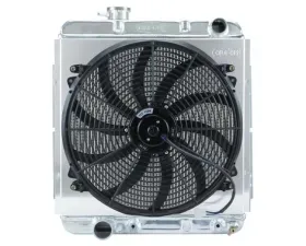 Cold Case Radiators Mustang Aluminum Radiator and 16 Inch Fan Kit Ford Mustang | Falcon | Mercury Comet AT 1960-1966