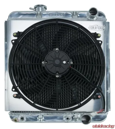 Cold Case Radiators Aluminum Performance Radiator and 16 Inch Fan Kit Ford | Mercury AT 1960-1966 - FOM564AK