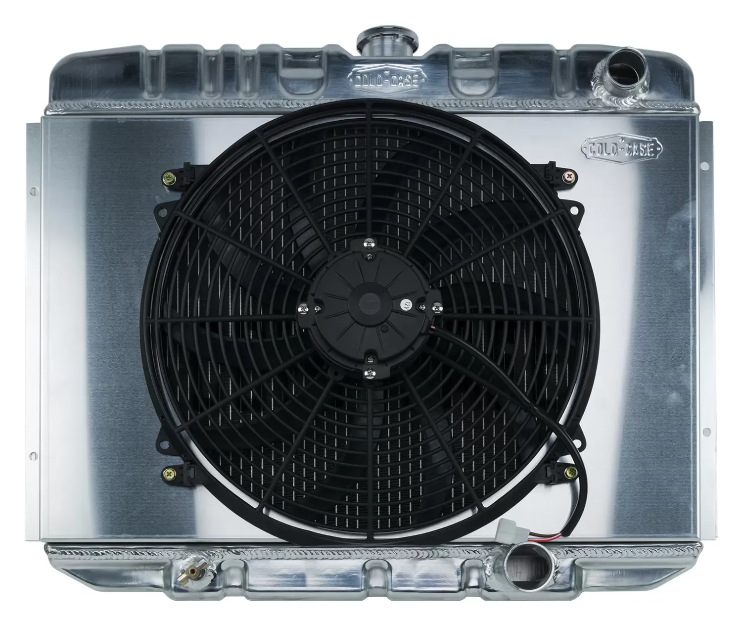 Cold Case Radiators 24" Aluminum Performance Radiator and 16 Inch Fan Kit Mustang | Mercury Cougar MT SB 1967-1970 - FOM587K