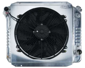 Cold Case Radiators Aluminum Performance Radiator and 16 Inch Fan Kit Ford Bronco 1966-1977