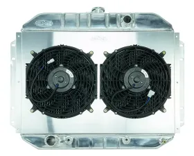Cold Case Radiators Aluminum Performance Radiator and Dual 12-Inch Fan Kit Ford F-100 1961-1964