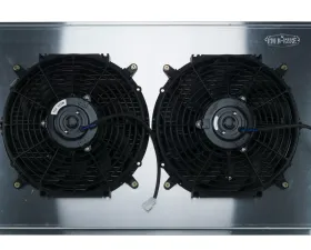Cold Case Radiators Aluminum Radiator with Dual 12 Inch Fan Kit GM A-Body LS Swap Engine 1968-1977