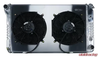 Cold Case Radiators Aluminum Radiator and 12 Inch Dual Fan Kit Pontiac Firebird | Trans Am AT 1970-1981 - GPF18AK