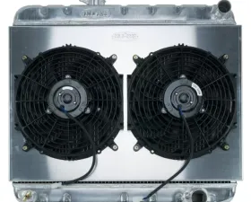 Cold Case Radiators Aluminum Performance Radiator and Dual Fan Kit Pontiac GTO | Tempest | LeMans w/ AC MT 1964-1965