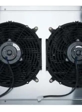 Cold Case Radiators Aluminum Radiator Dual 12 Inch Fans Ford Mustang GT | LX AT 1987-1993                                     - LMM570AK - Image 2