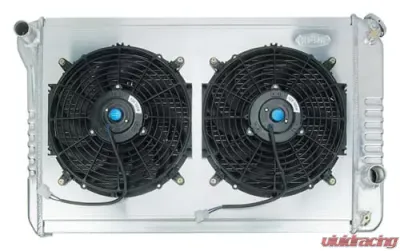 Cold Case Radiators Aluminum Performance Radiator and 12 Inch Fan Kit Chevrolet Camaro | Pontiac Firebird LS Swap 1982-1992 - LMP590AK