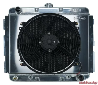 Cold Case Radiators Aluminum Performance Radiator and 16 Inch Fan Kit Chrysler | Dodge | Plymouth AT 1968-1973 - MOP752AK