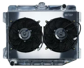 Cold Case Radiators Aluminum Performance Radiator and 12 Inch Dual Fan Kit Chrysler | Dodge | Plymouth MT 1968-1974