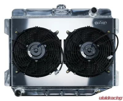 Cold Case Radiators Aluminum Performance Radiator and 12 Inch Dual Fan Kit Chrysler | Dodge | Plymouth MT 1968-1974 - MOP754K