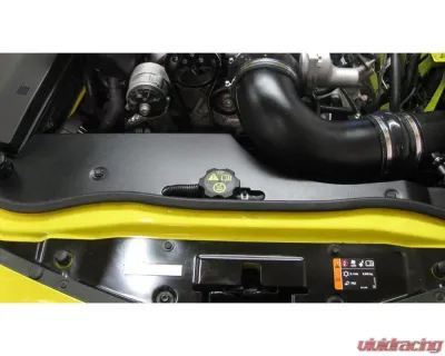 Roto-Fab Aluminum Radiator Cover (Texture Black) Chevrolet Camaro SS 2010-2011 - 10164017