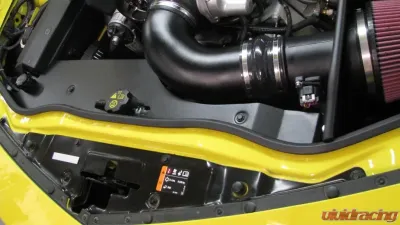 Roto-Fab Aluminum Radiator Cover (Texture Black) Chevrolet Camaro SS 2014-2015 - 10164088