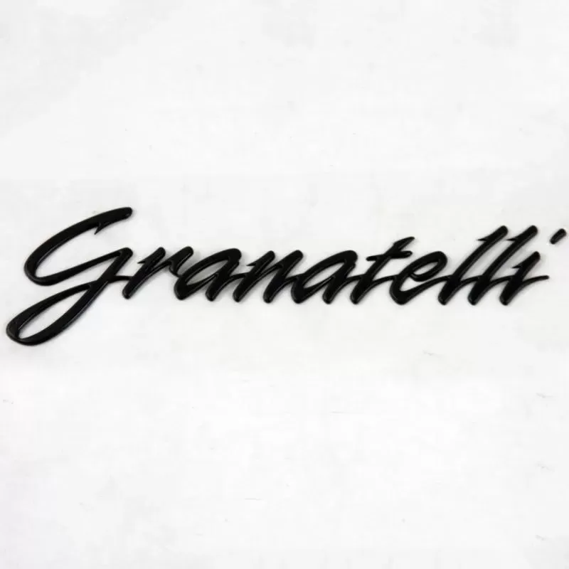 Granatelli Motorsports Granatelli Logo - Black Domed Decal - 100010B