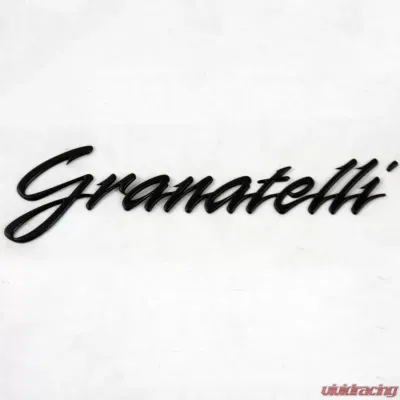 Granatelli Motorsports Granatelli Logo - Black Domed Decal - 100010B