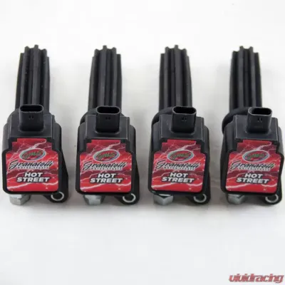 Granatelli Motorsports Hi-Perf Coil-On-Plug Connector Kit with Coil Packs 42KV Ford 2.0 & 2.3 EcoBoost 4V Eng Mustang | Focus |  Focus RS - 24-0230HS