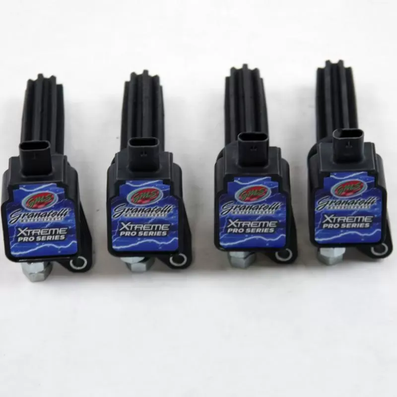 Granatelli Motorsports Hi-Perf Coil-On-Plug Connector Kit with Coil Packs 65KV Ford 2.0 & 2.3 EcoBoost 4V Eng Mustang | Focus |  Focus RS - 24-0230SC
