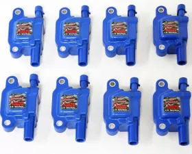 Granatelli Motorsports GM LT Series Coil Cars 80KV (Set of 8) Blue Body Chevrolet C7 | C8 Corvette | Gen 6 Camaro