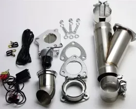 Granatelli Motorsports Electronic Exhaust Cutout Systems - Stainless Steel - Slip Fit
