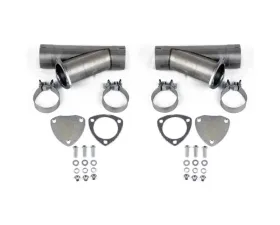 Granatelli Motorsports Manual Exhaust Cutout - Aluminized Mild Steel - Slip Fit