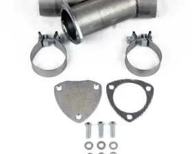 Granatelli Motorsports Manual Exhaust Cutout - Aluminized Mild Steel - Slip Fit