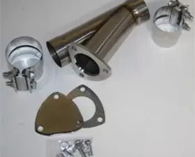 Granatelli Motorsports Manual Exhaust Cutouts - Stainless Steel - Slip Fit