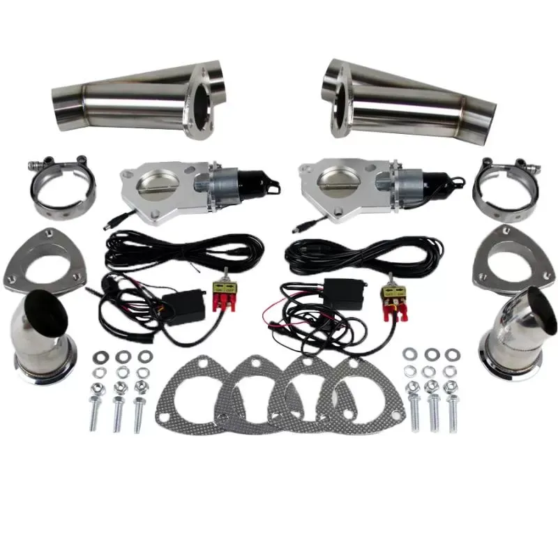 Granatelli Motorsports Electronic Exhaust Cutout Systems - Stainless Steel - Weld In - 307525K