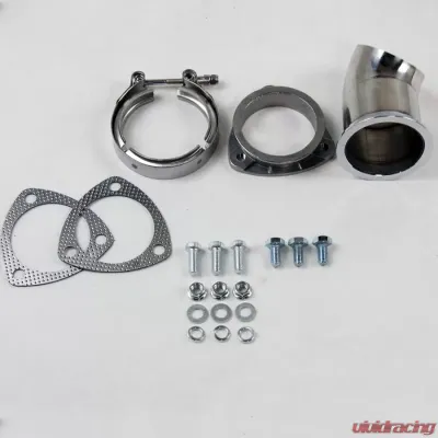 Granatelli Motorsports 3.0" (76mm) Turn Down with V band and Gaskets - 307530-1