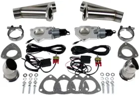 Granatelli Motorsports Electronic Exhaust Cutout Systems - Stainless Steel - Weld In