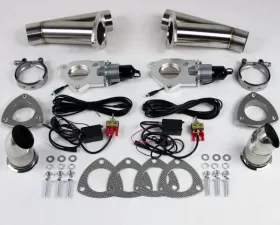 Granatelli Motorsports Electronic Exhaust Cutout Systems - Stainless Steel - Weld In