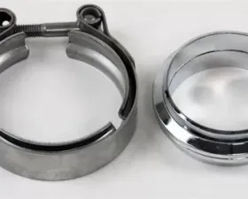 Granatelli Motorsports V-Bands and Clamps - Mild Steel Flat Flange