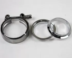 Granatelli Motorsports V-Bands and Clamps - Stainless Steel Interlocking