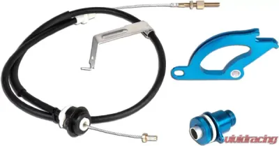 Granatelli Motorsports Clutch Quadrant Kit; Adj. W/Billet Quad. and Adj. Cable and Firewall Adj. Ford - GMCQ7999