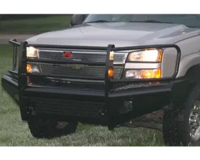 Fab Fours 03-07 Classic Chevrolet HD Front Ranch Bumper w/Full Guard (2500 - 3500) w/Tow Hooks Bare