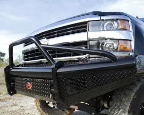 Fab Fours 03-07 Classic Chevrolet HD Front Ranch Bumper w/Pre-Runner Guard (2500 - 3500) w/Tow Hooks