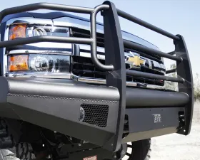 Fab Fours 7.5-10 Chevrolet HD Front Elite Ranch Bumper w/Full Guard (2500 - 3500) w/Tow Hooks
