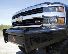 Fab Fours 7.5-10 Chevrolet HD Front Ranch Bumper w/No Guard(2500 - 3500) w/Tow Hooks